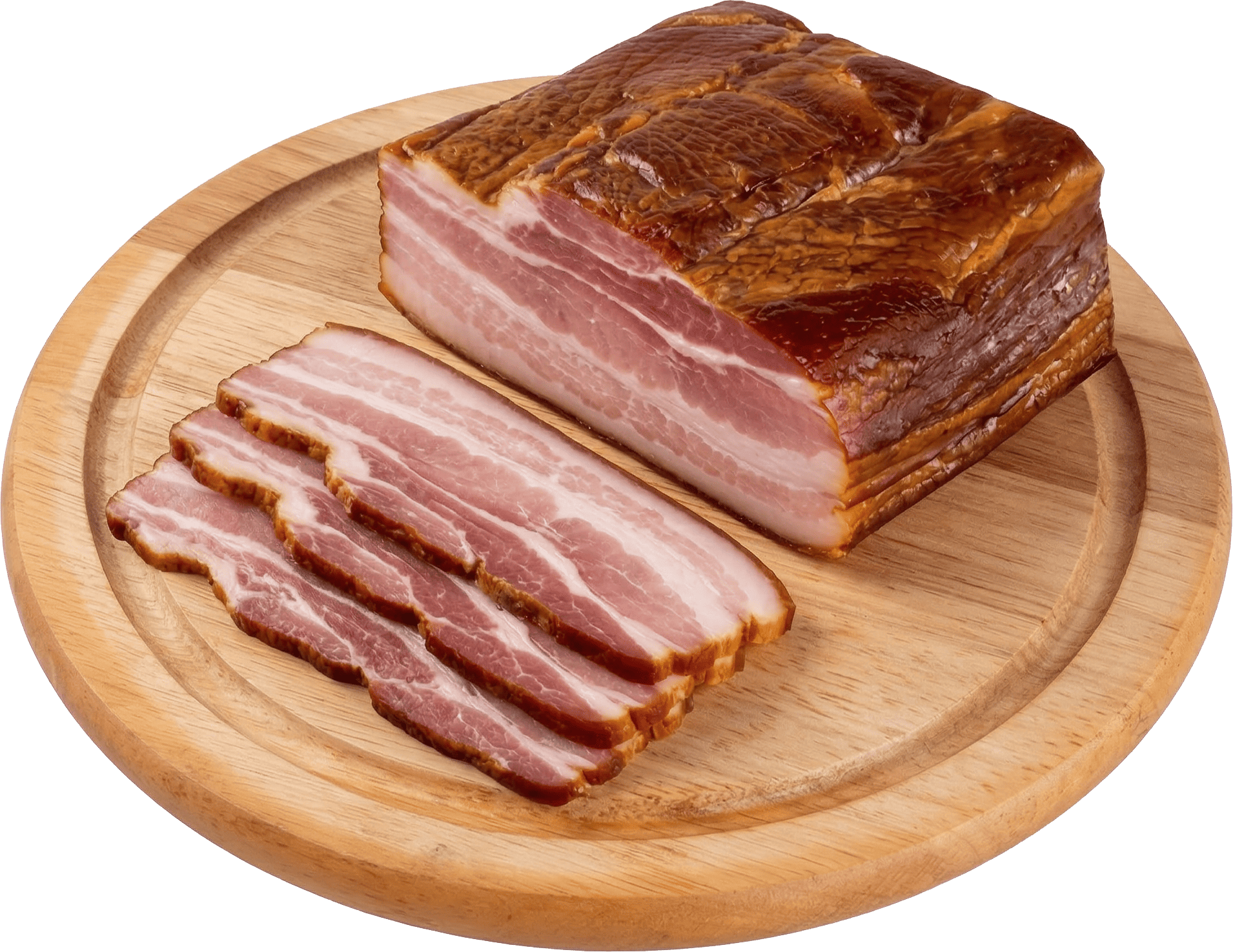 Bacon suíno em manta